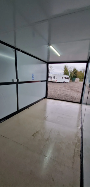 double door folding container 19x8
