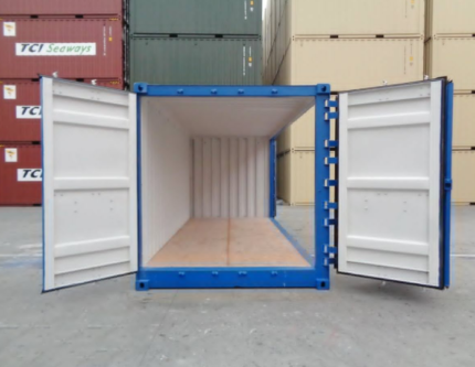 20ft open side container