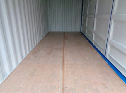 20ft open side container