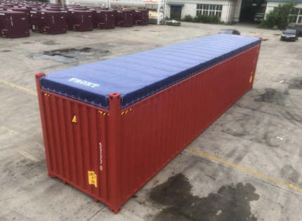 40ft high cube open top container