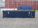 20ft half height container steel floor hard top