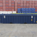 20ft half height container steel floor hard top